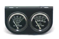 Rare Sun Auburn style double gauge set